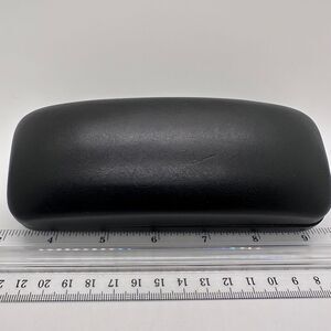 Nike Large Black Eyeglass Case ONLY Inside‎ Black Felt 6 in